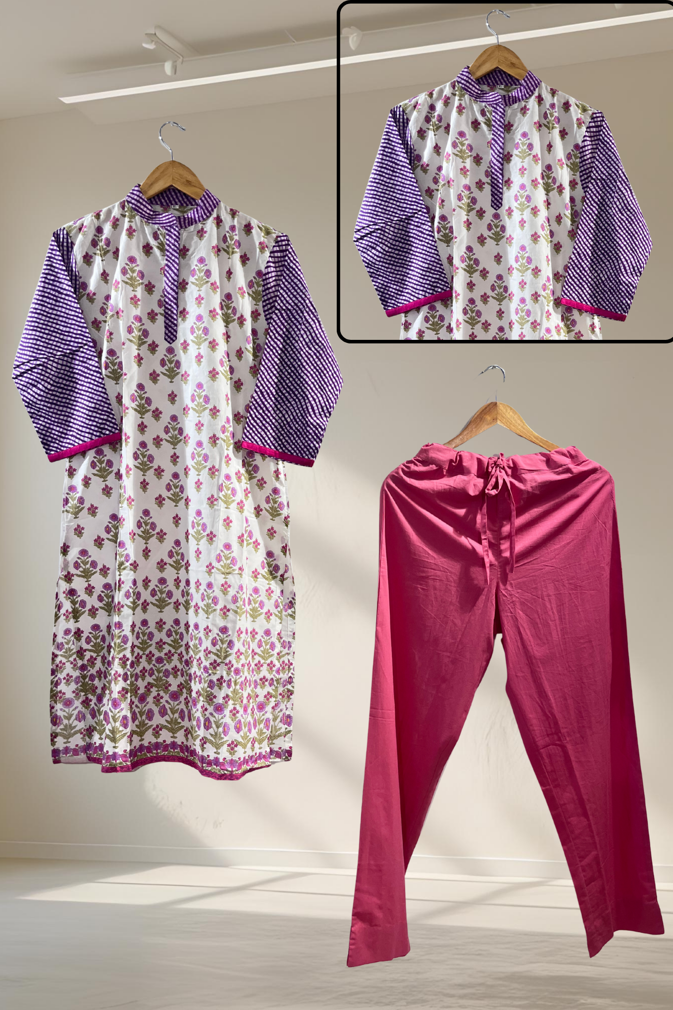 2 Piece - Set (Kurta + pant)