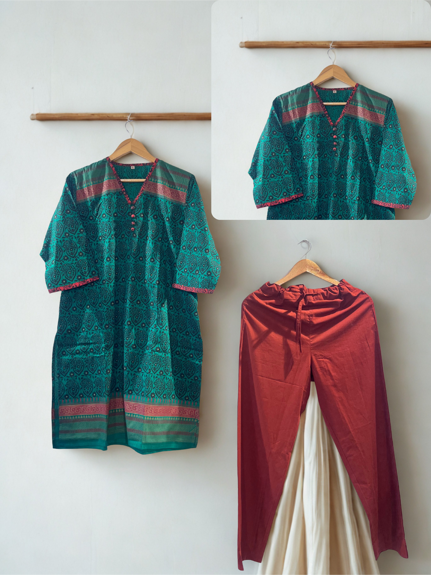 2 Piece - Set (Kurta + pant)