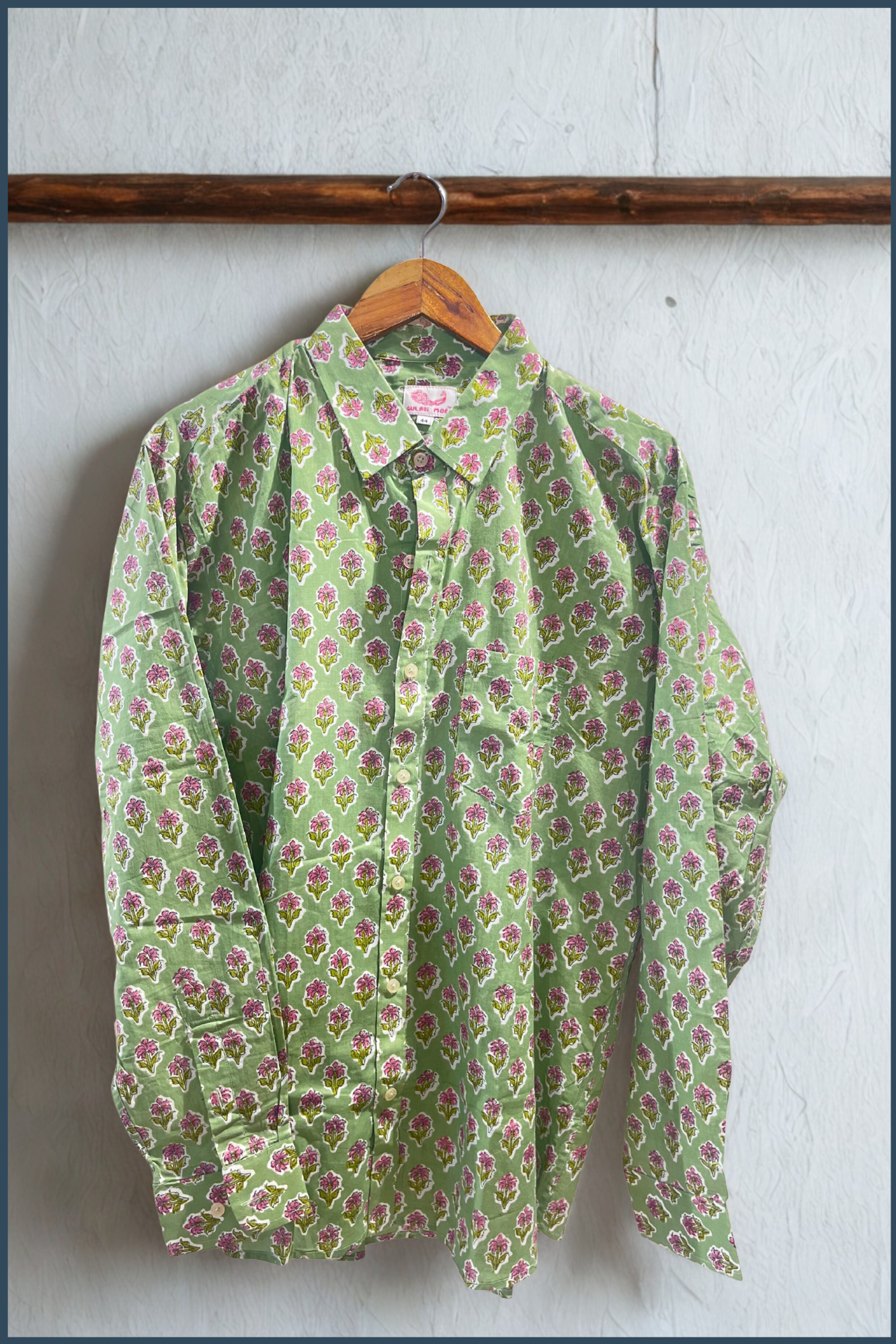 Block Print Cotton Shirt