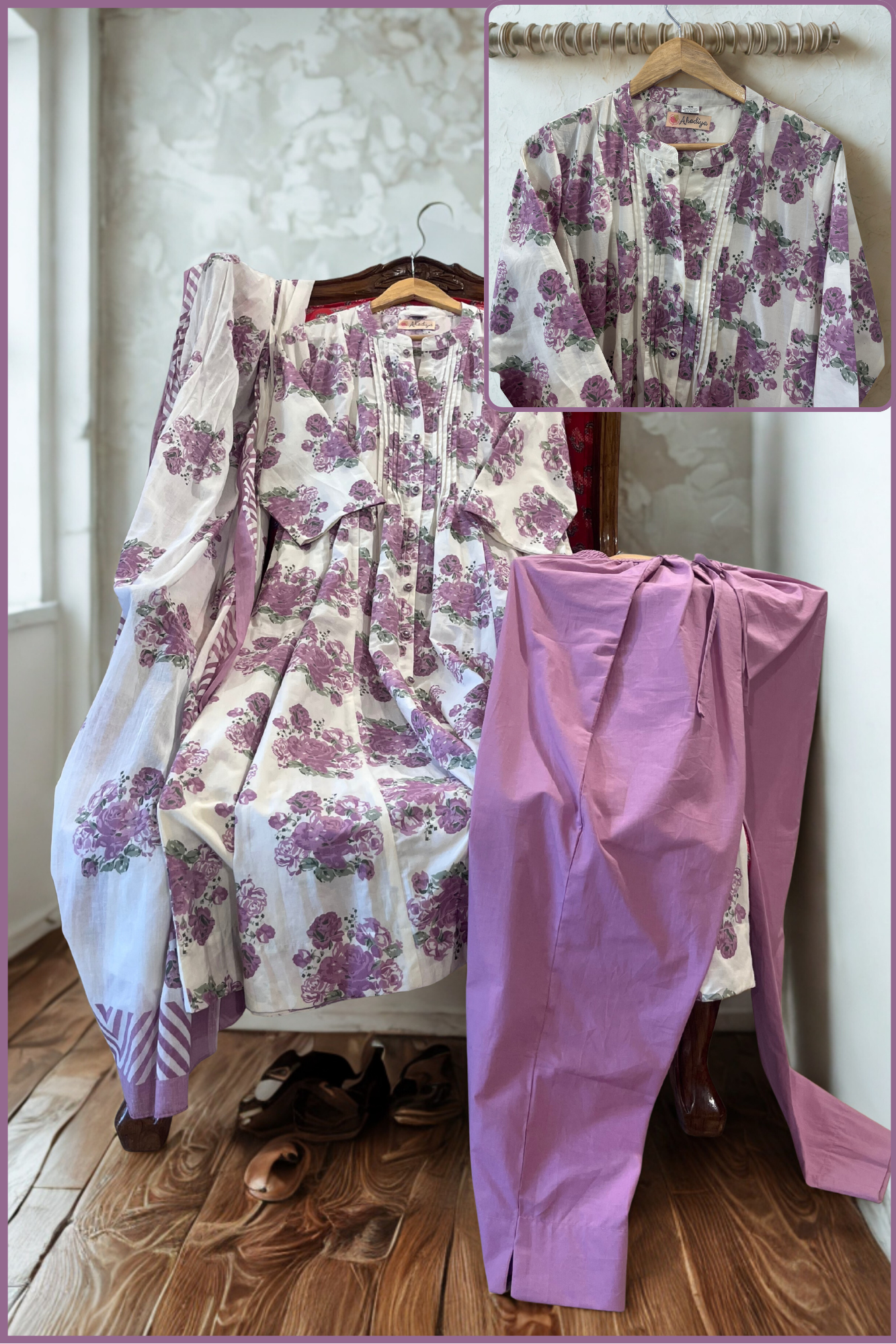 Cotton Anarkali Set