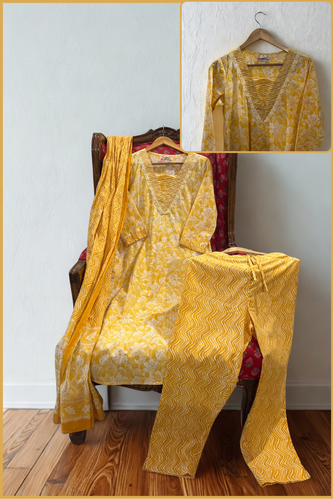 Cotton Anarkali Set