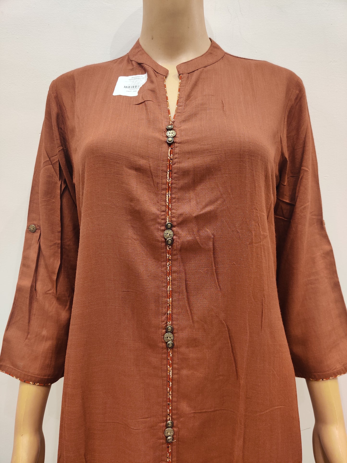 Lady's Slipper Orchid Kurti