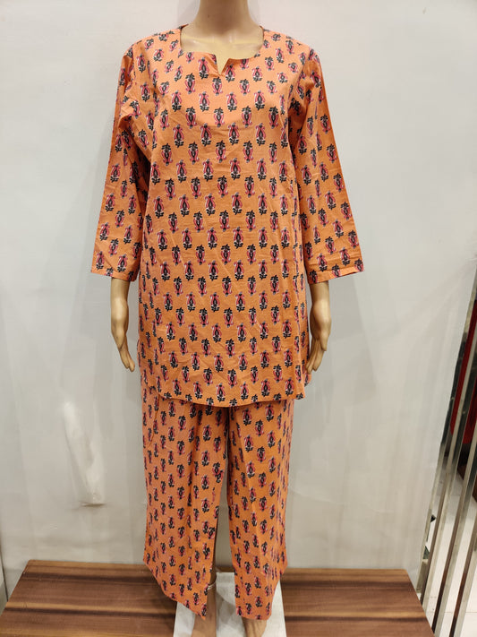 Delonix Regia Kurta with pant