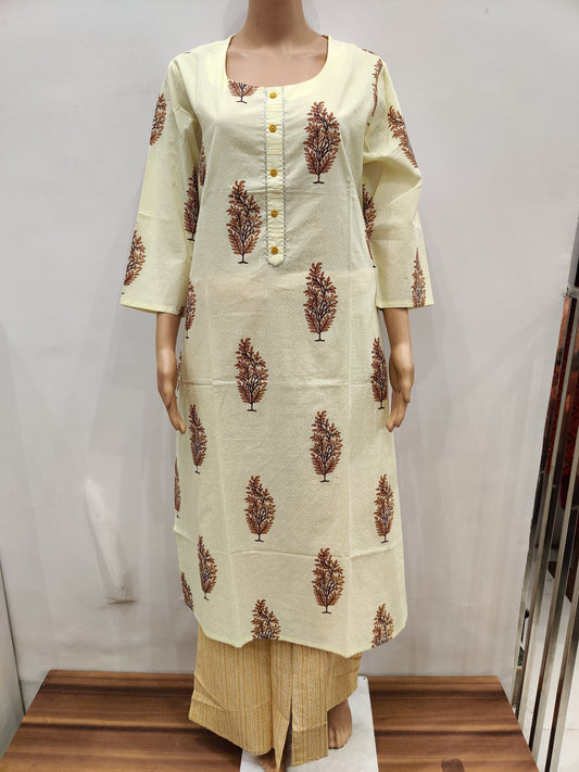 Coreopsis kurta with pants