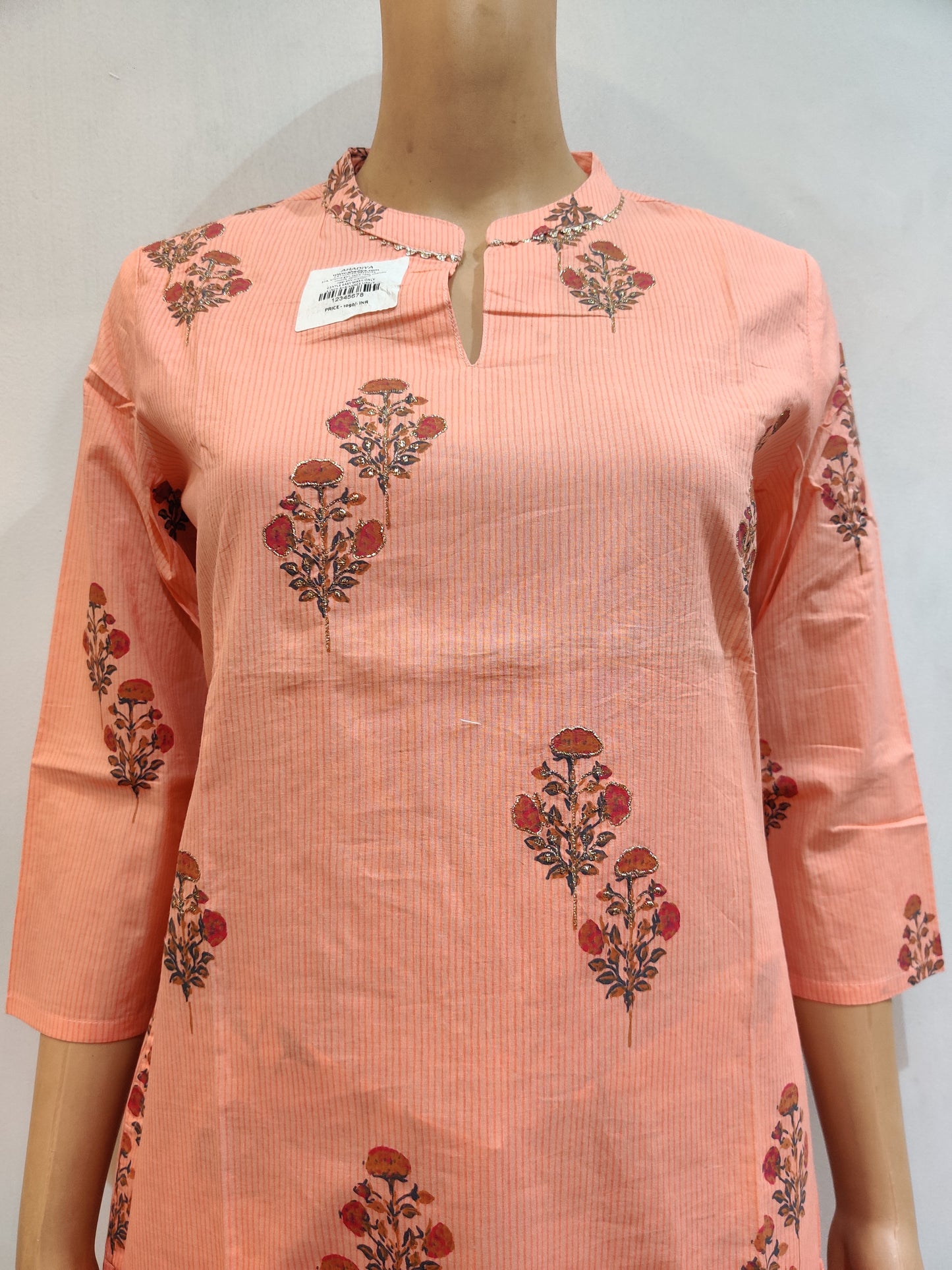 Cherry Blossom Kurta Pant Set