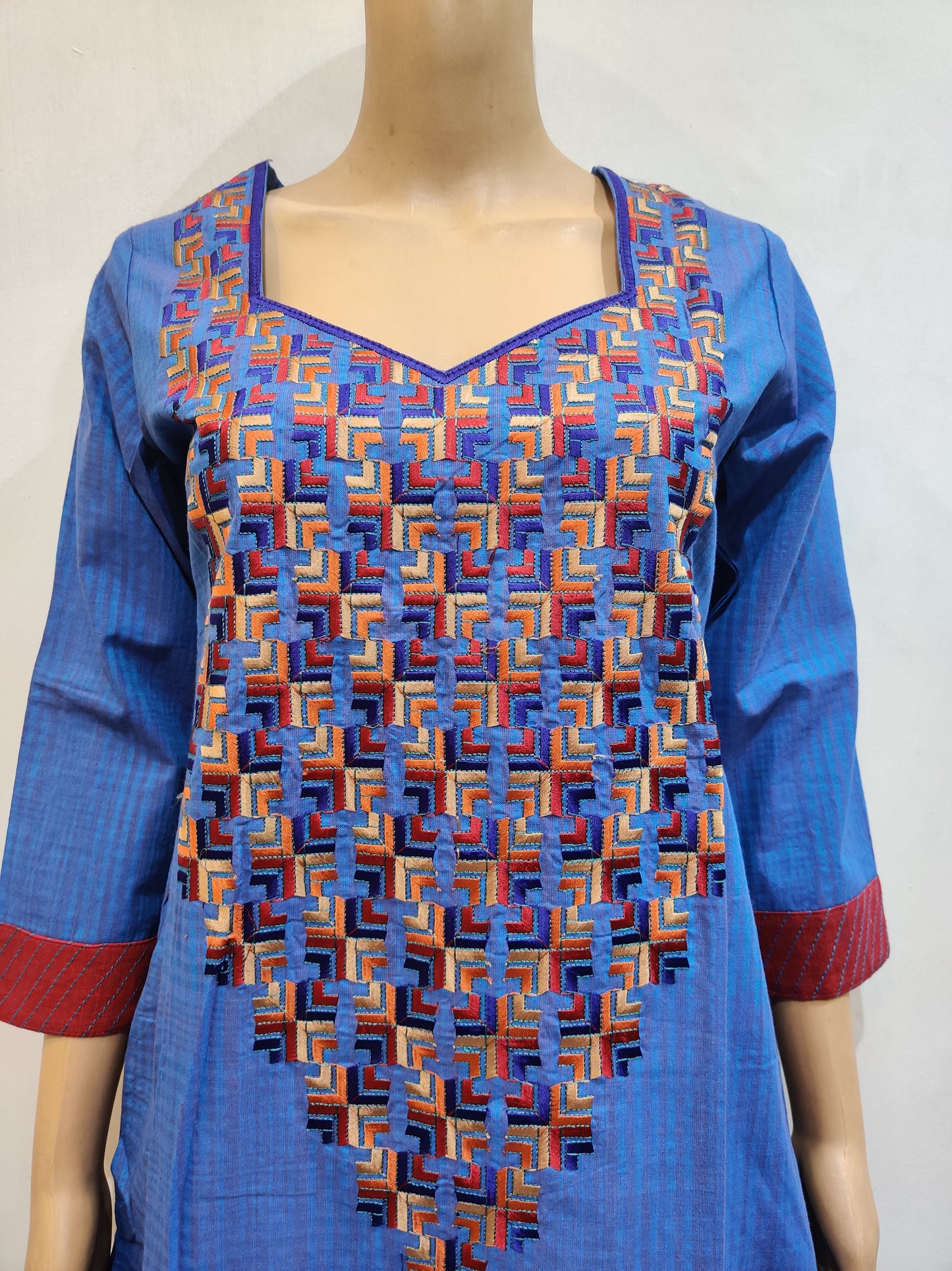 Blue Star Kurta