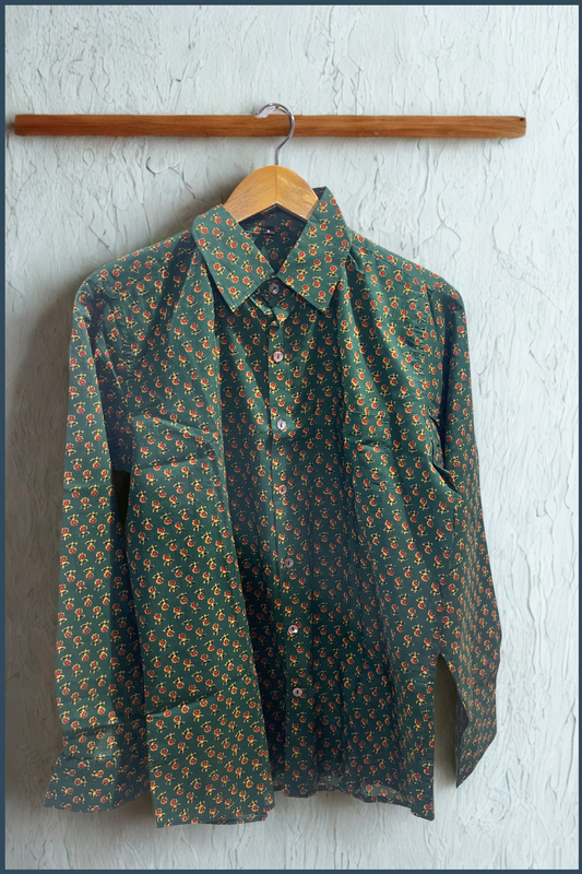 Block Print Cotton Shirt