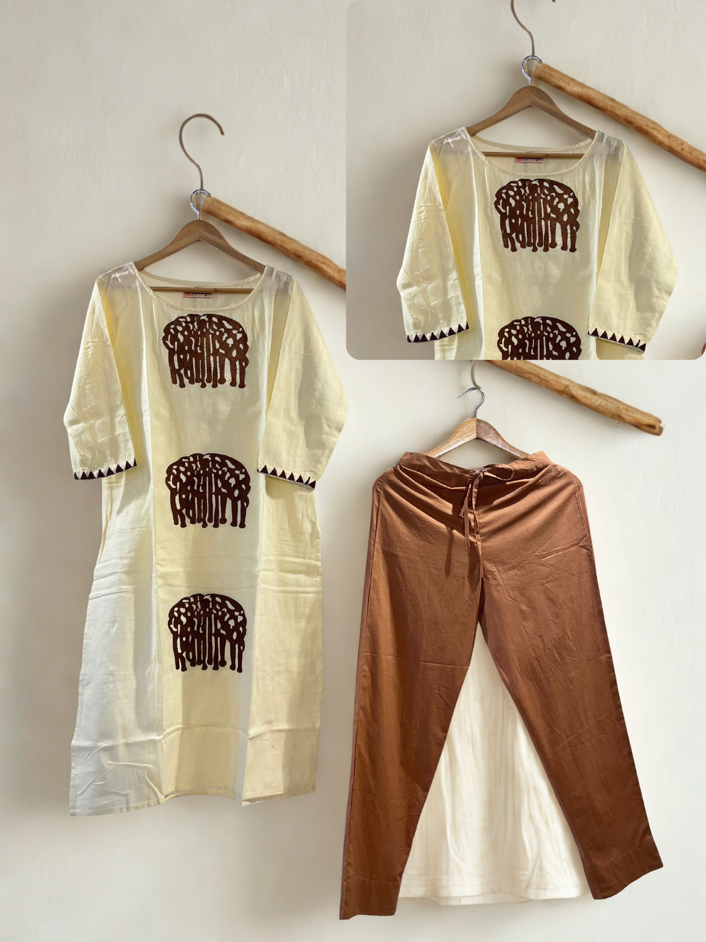 2 Piece - Set (Kurta + pant)