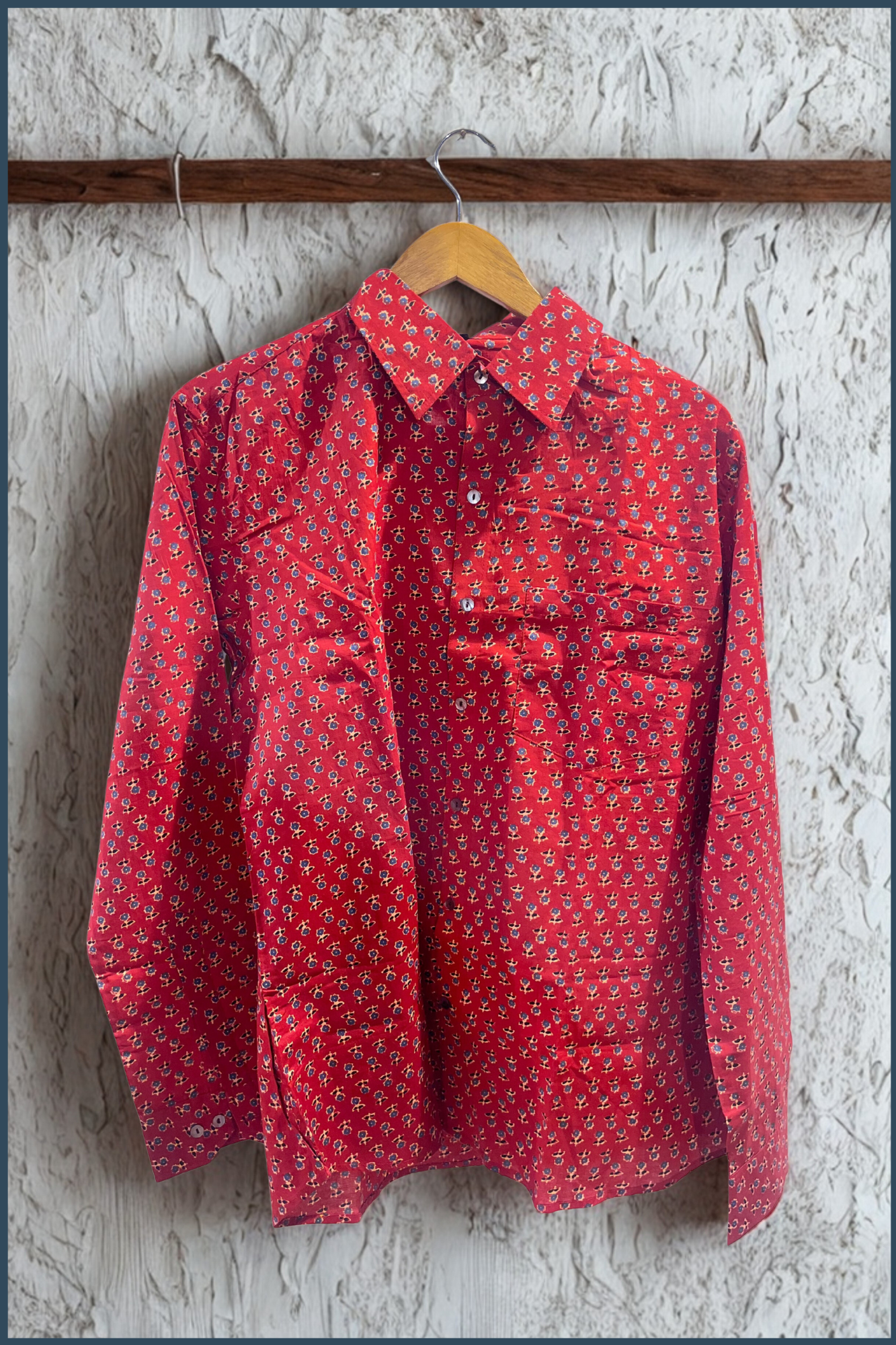 Block Print Cotton Shirt