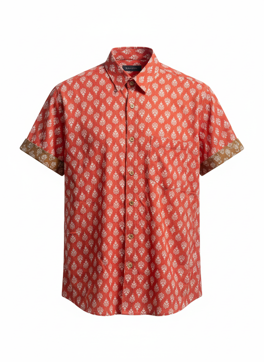 Block Print Cotton Shirt
