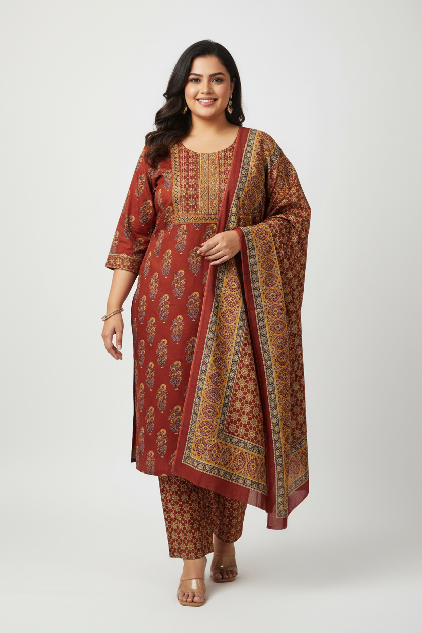 Plus size 3 piece set