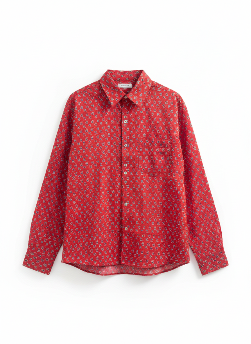 Block Print Cotton Shirt