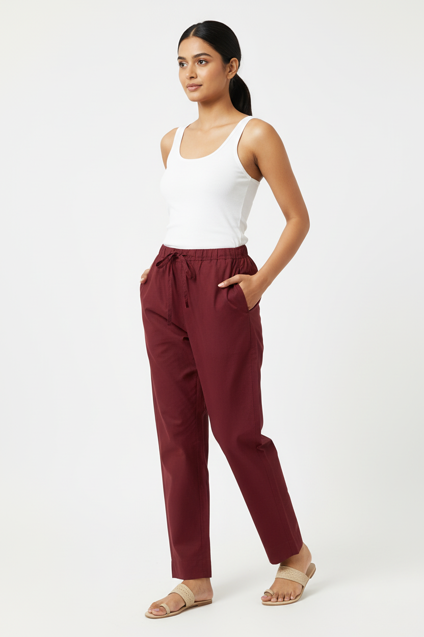 Maroon Pant
