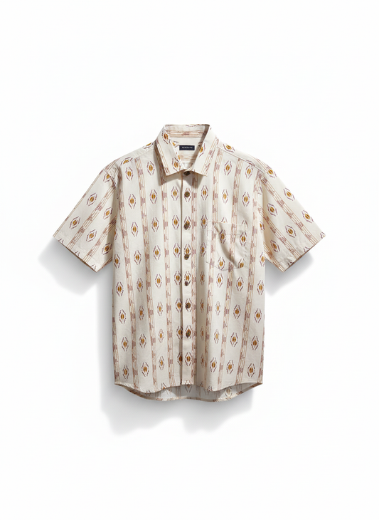 Block Print Cotton Shirt