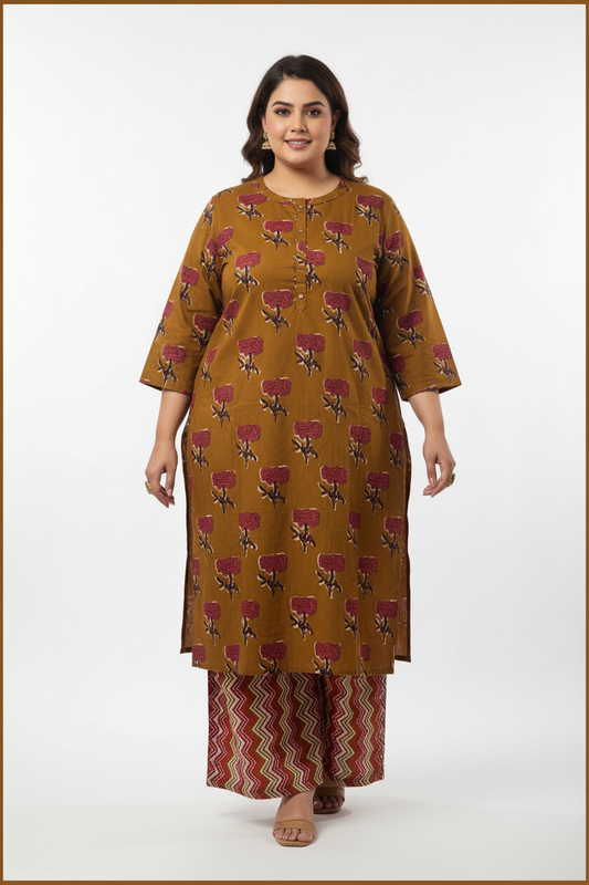 Plus size 2 piece set