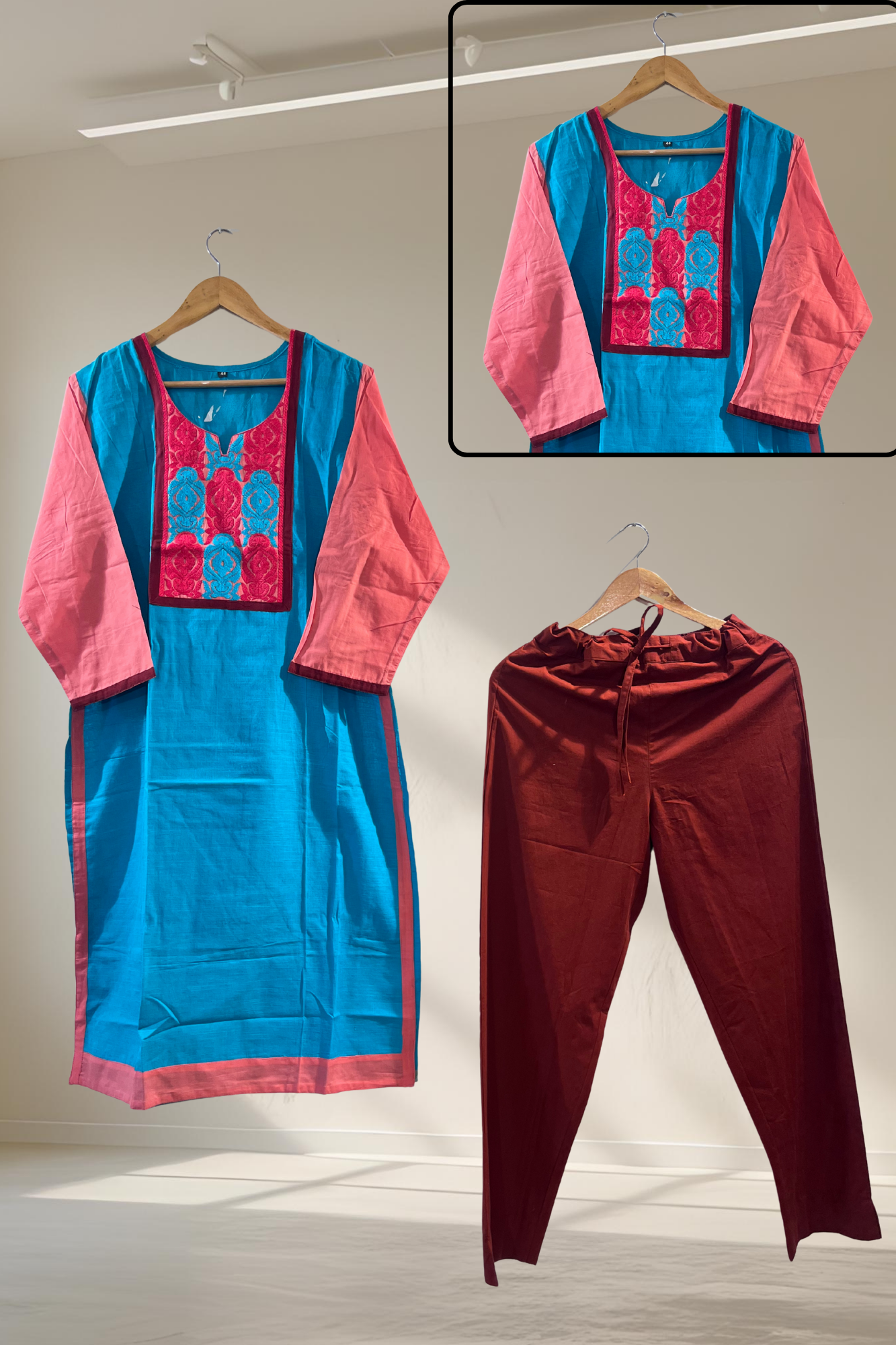 2 Piece - Set (Kurta + pant)