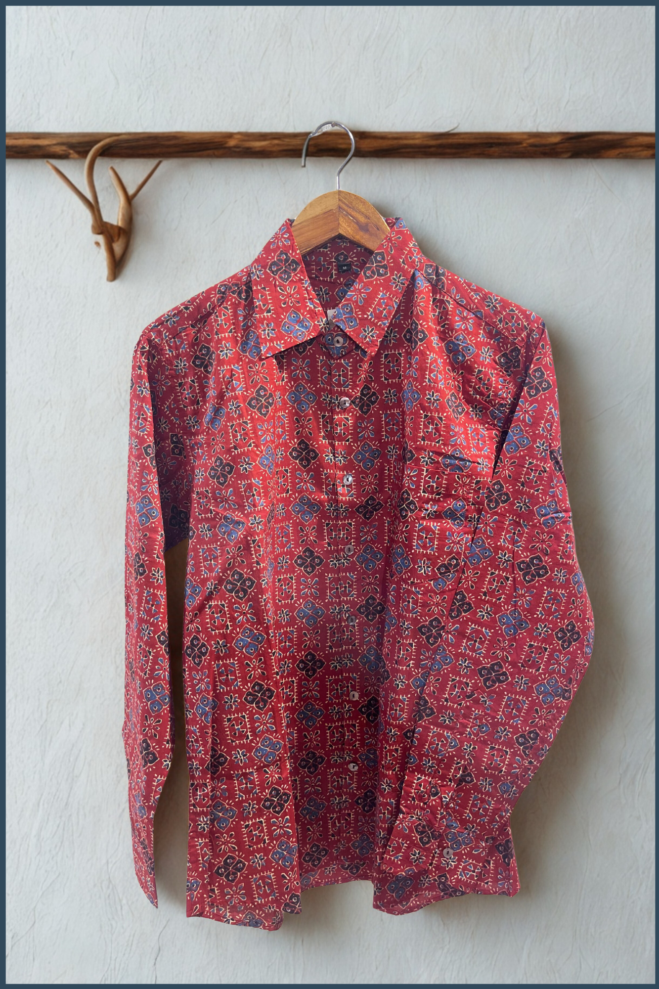 Block Print Cotton Shirt