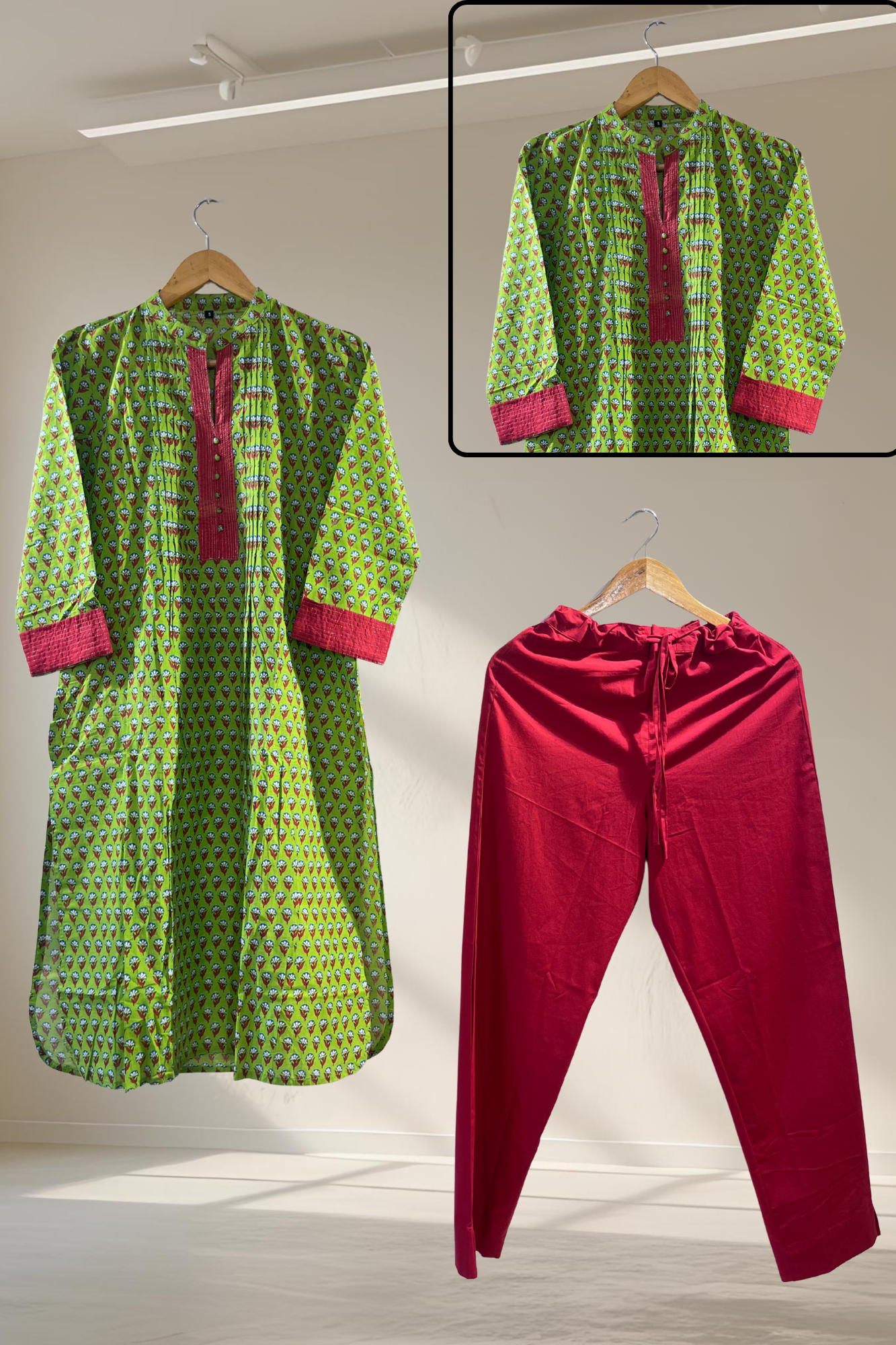 2 Piece - Set (Kurta + pant)