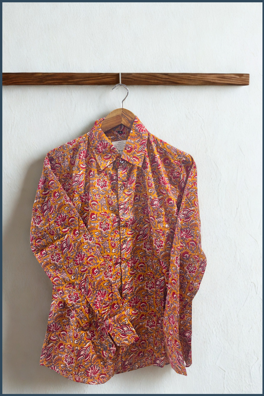 Block Print Cotton Shirt