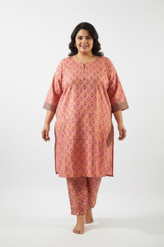 Plus size 2 piece set