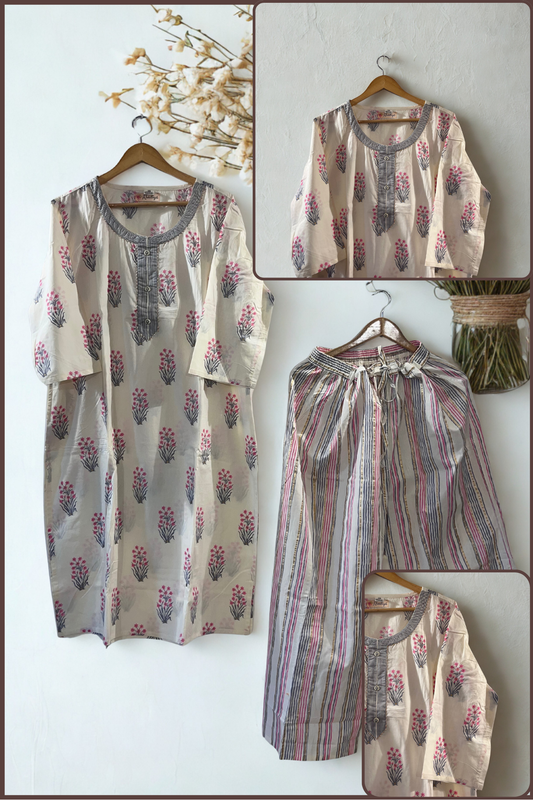 Plus size 2 piece set