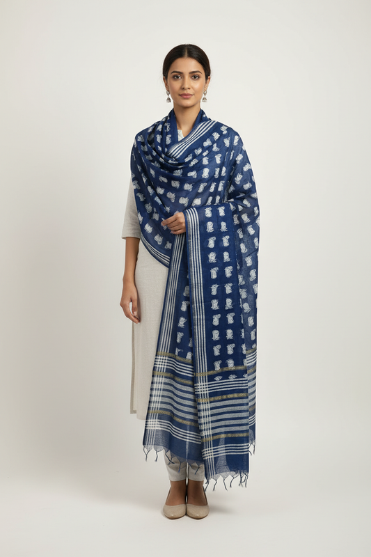 Chanderi Cotton Dupatta