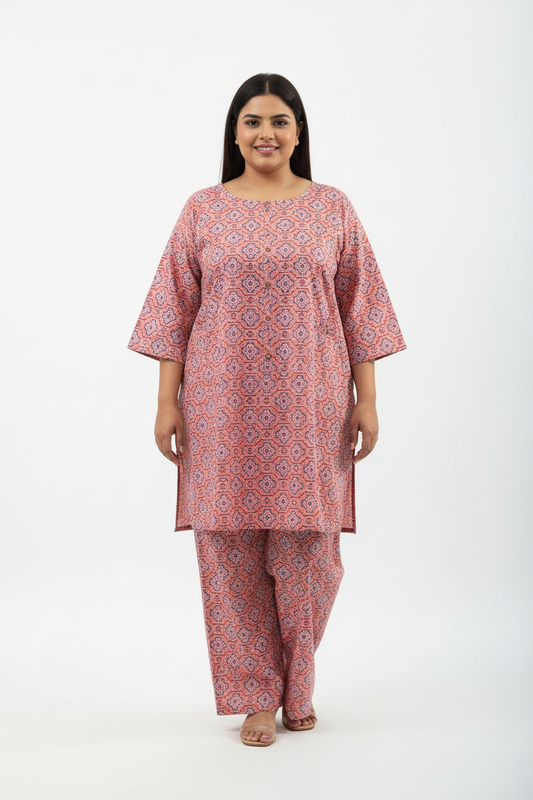 Plus size 2 piece set