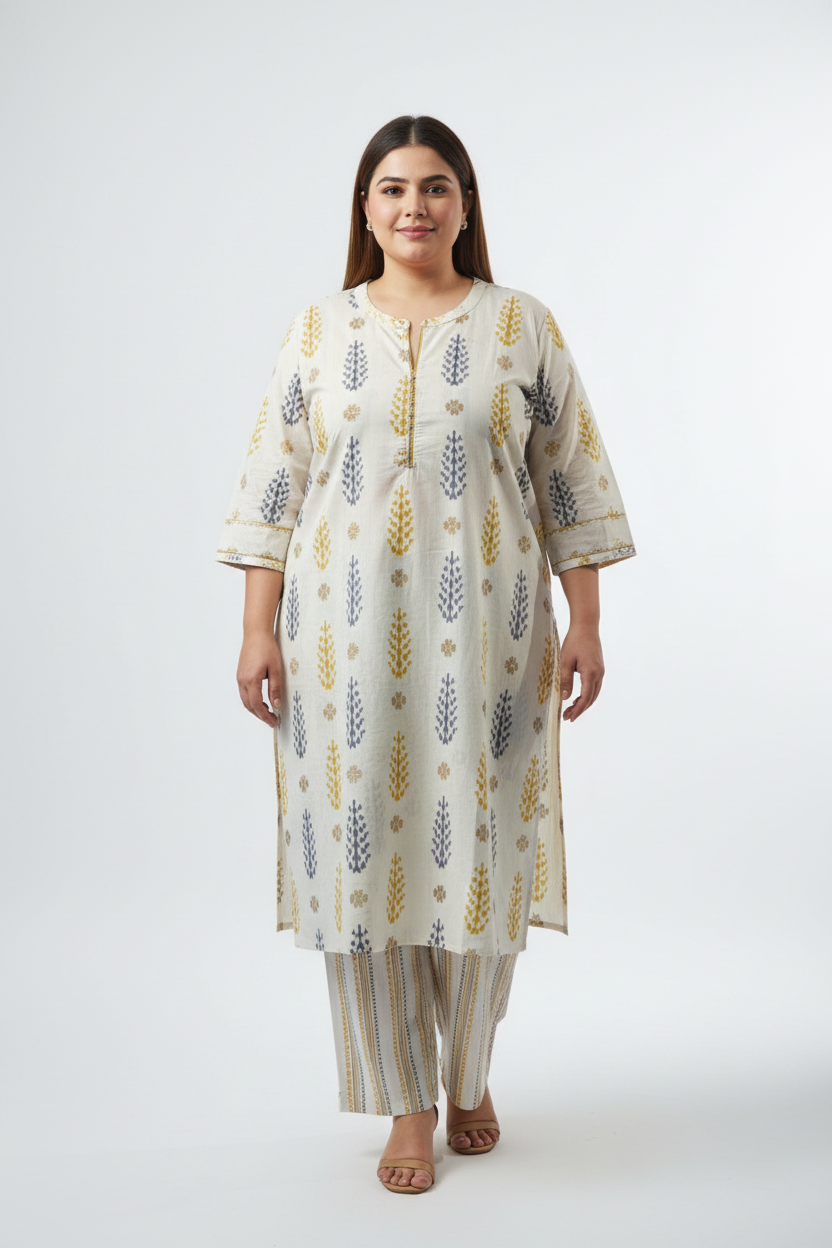 Plus size 2 piece set