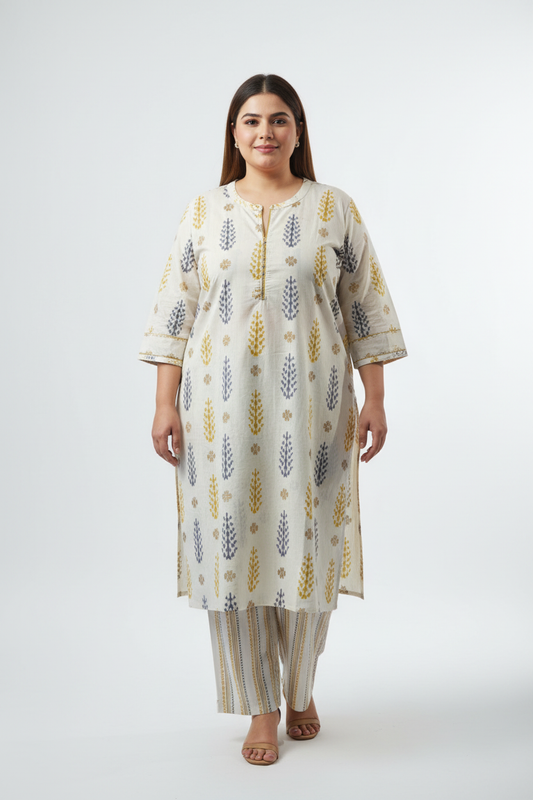 Plus size 2 piece set