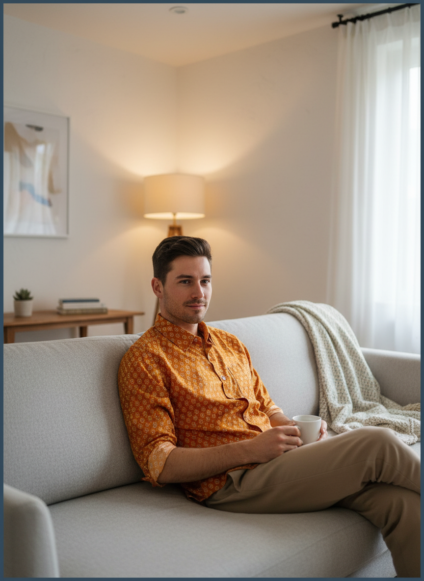 Block Print Cotton Shirt