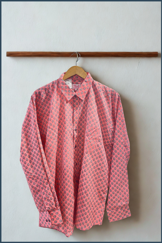 Block Print Cotton Shirt