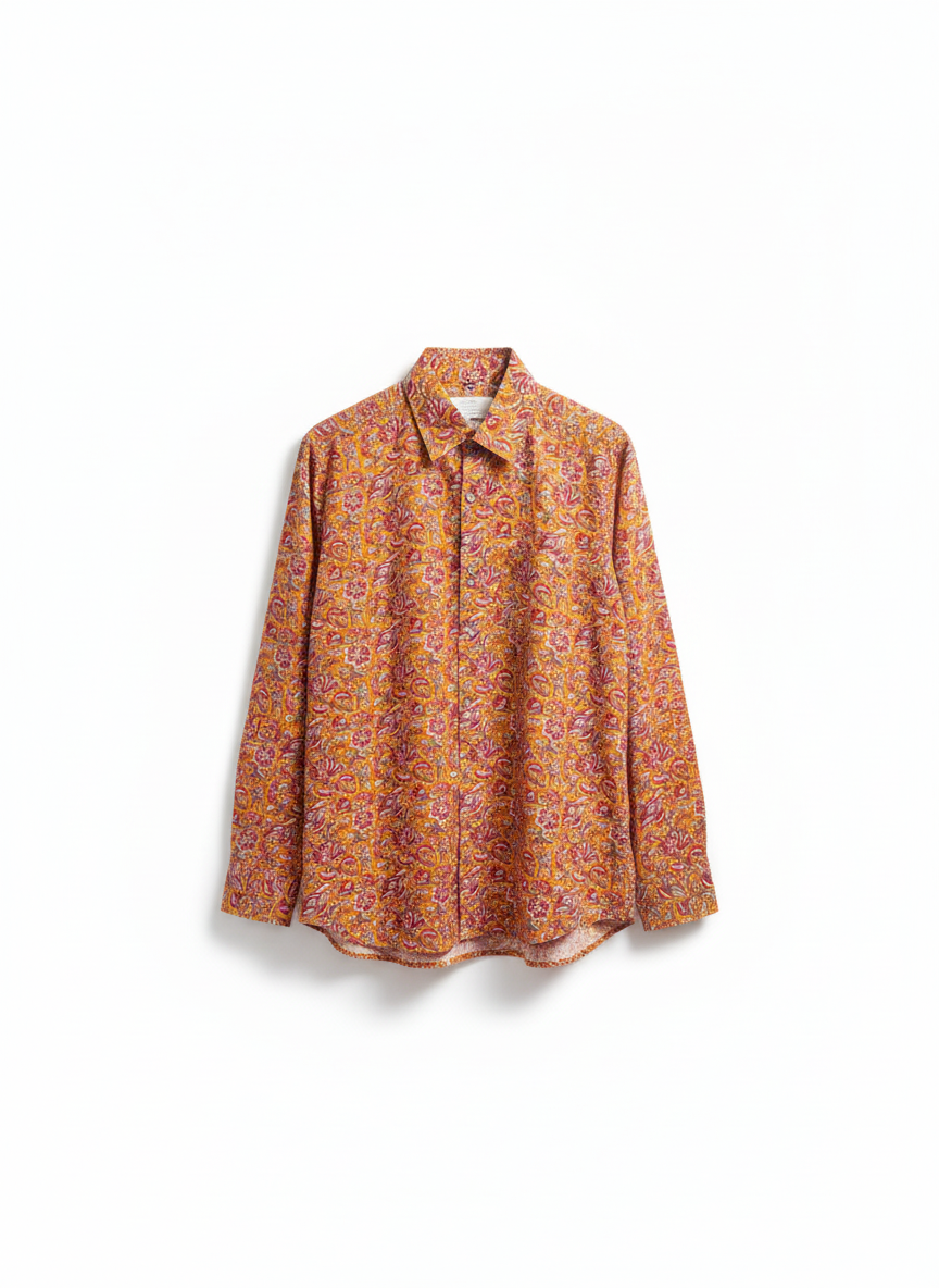 Block Print Cotton Shirt