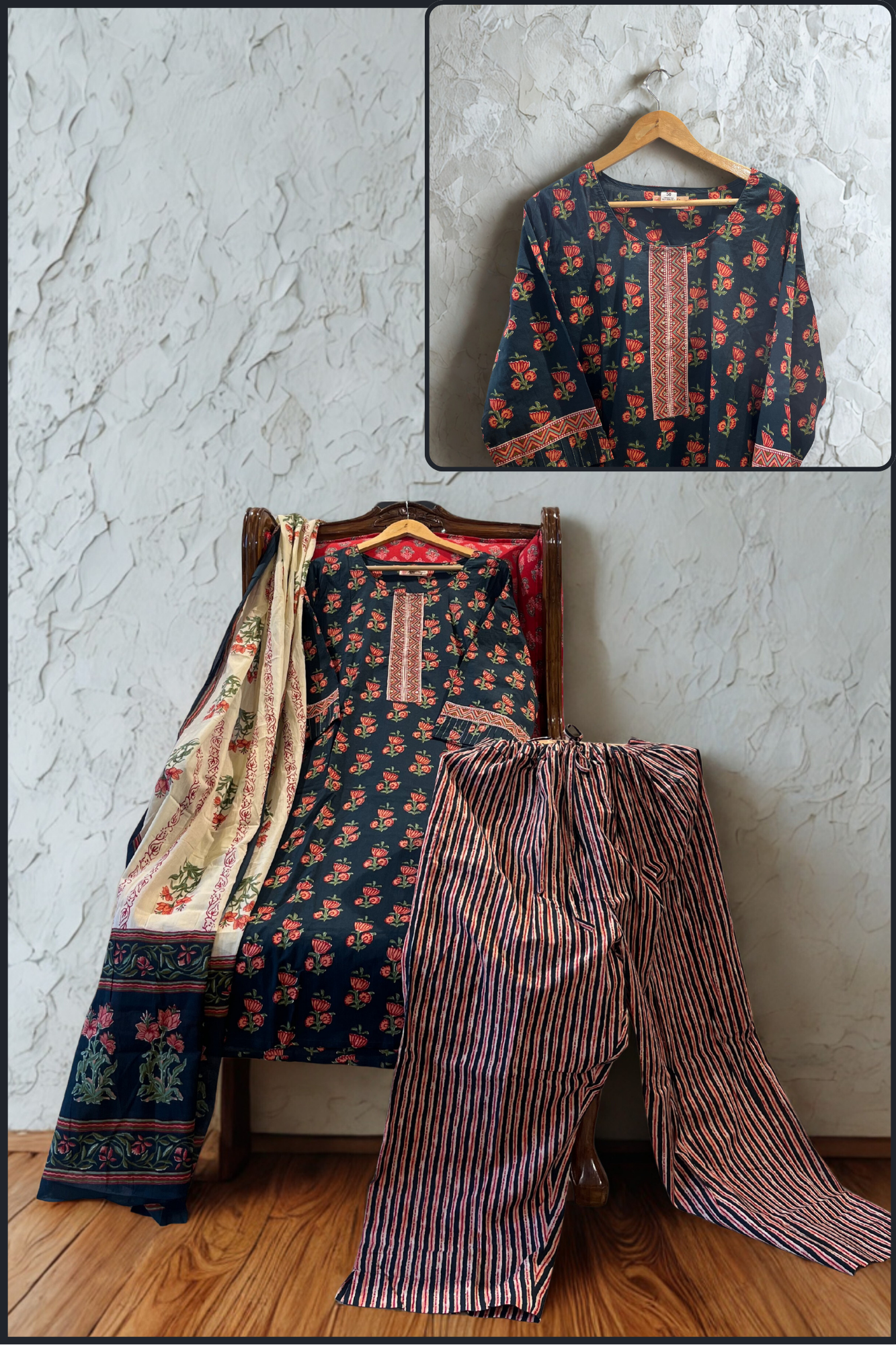 Plus size 3 piece set