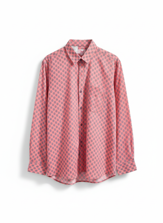 Block Print Cotton Shirt