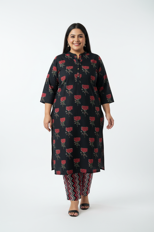 Plus size 2 piece set