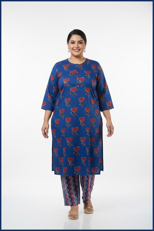 Plus size 2 piece set