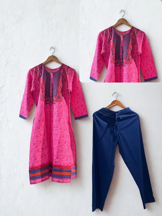 2 Piece - Set (Kurta + pant)