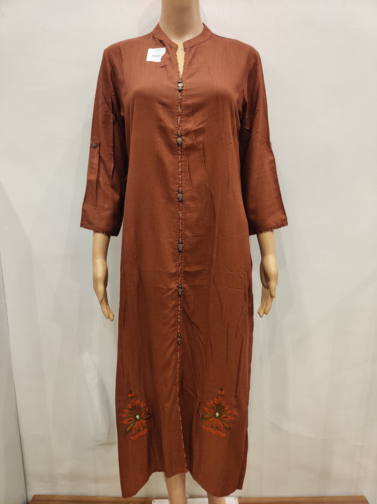 Lady's Slipper Orchid Kurti