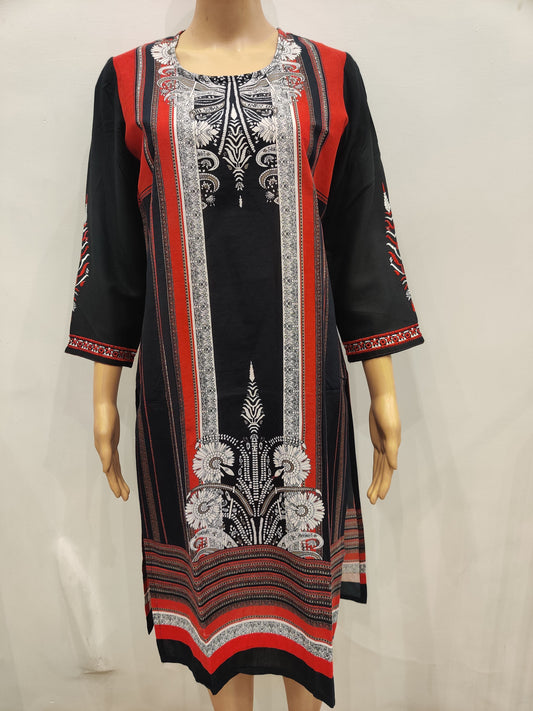 Coral Bells Kurti