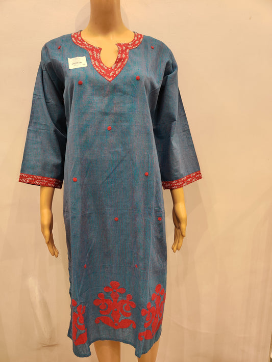 Frangipani Kurti