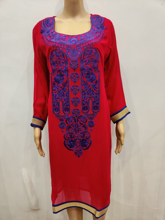 Grape Hyacinth Kurti