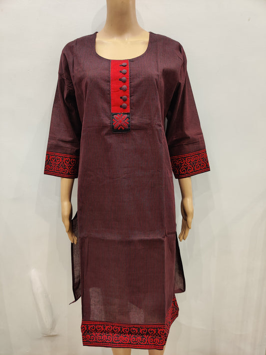 Peony Kurti