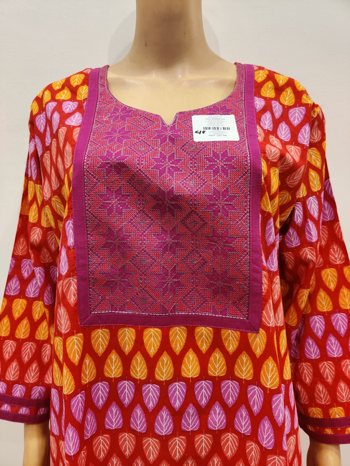 Scented Geranium Kurti