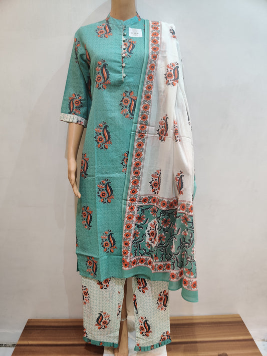 Anise Hyssop Kurta pant with dupatta set