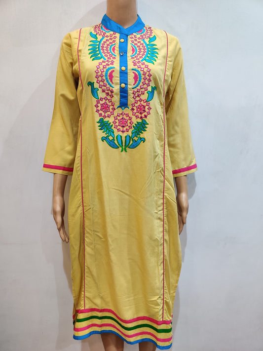 Evening Primrose kurti