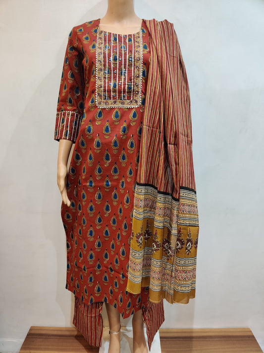 Begonia Kurta with dupatta