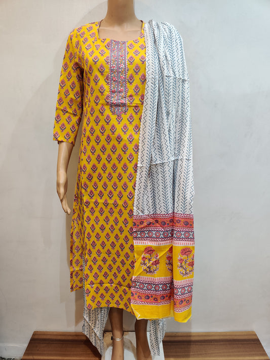 Baneberry Kurti with dupatta