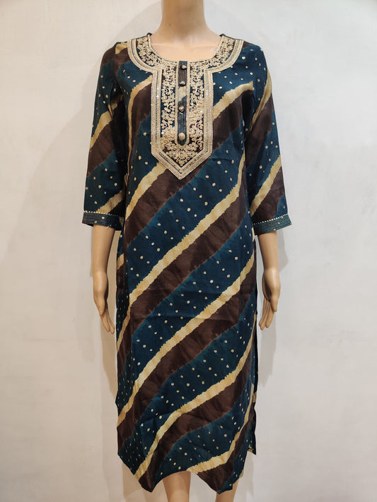 Aztec Lily Kurti