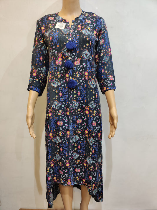 Peruvian lily Kurti